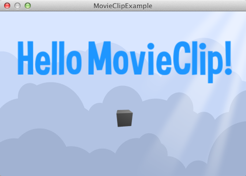 MovieClipExample Screenshot