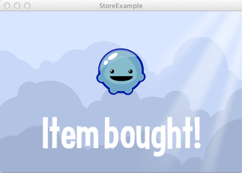 StoreExample Screenshot