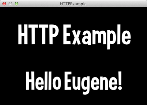 HTTPExample Screenshot