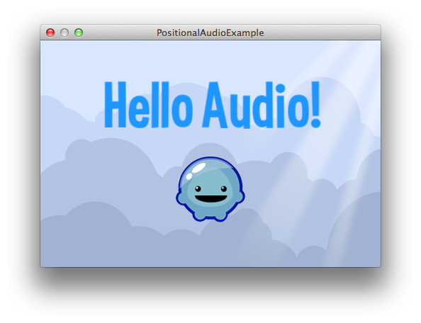 Positional Audio Example Screenshot